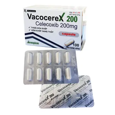 Vacocerex 200mg Vacopharm Hộp 10 vỉ x 10 viên – Thuốc kháng viêm